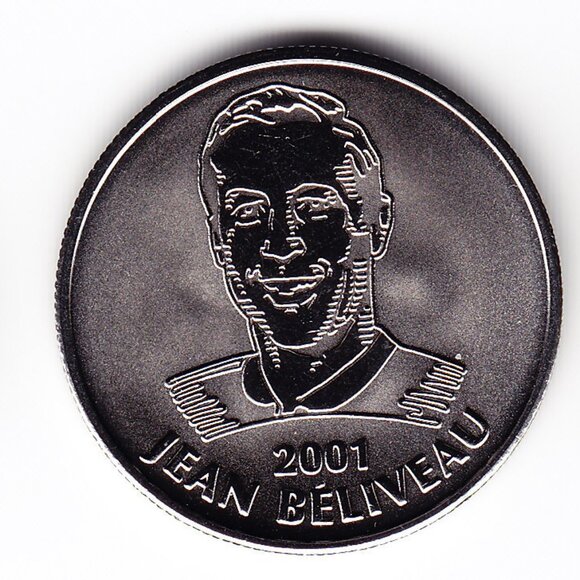2001 Jean Beliveau NHL All Stars Medal (b70) - Picture 1 of 2